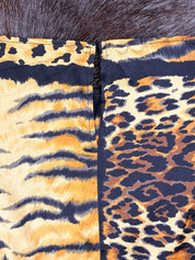 Christian Dior 1980s “Cooronnées” Animal Patch Blouse