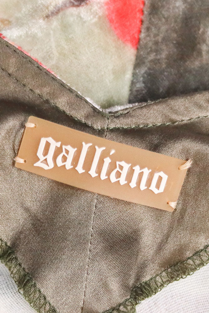 John Galliano Floral Silk Blend Dress – M