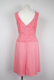 Red Valentino Silk Pink Ruffled Dress – M/L