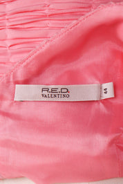 Red Valentino Silk Pink Ruffled Dress – M/L