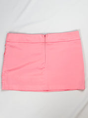 Coral pink paillette mini skirt by Specchio, 2000s