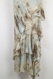 Mercedes Fuentes Blue Dress – M
