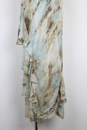 Mercedes Fuentes Blue Dress – M