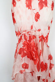 Camilla Conte Milano Silk Floral Slip Dress – M
