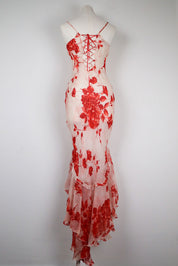Camilla Conte Milano Silk Floral Slip Dress – M