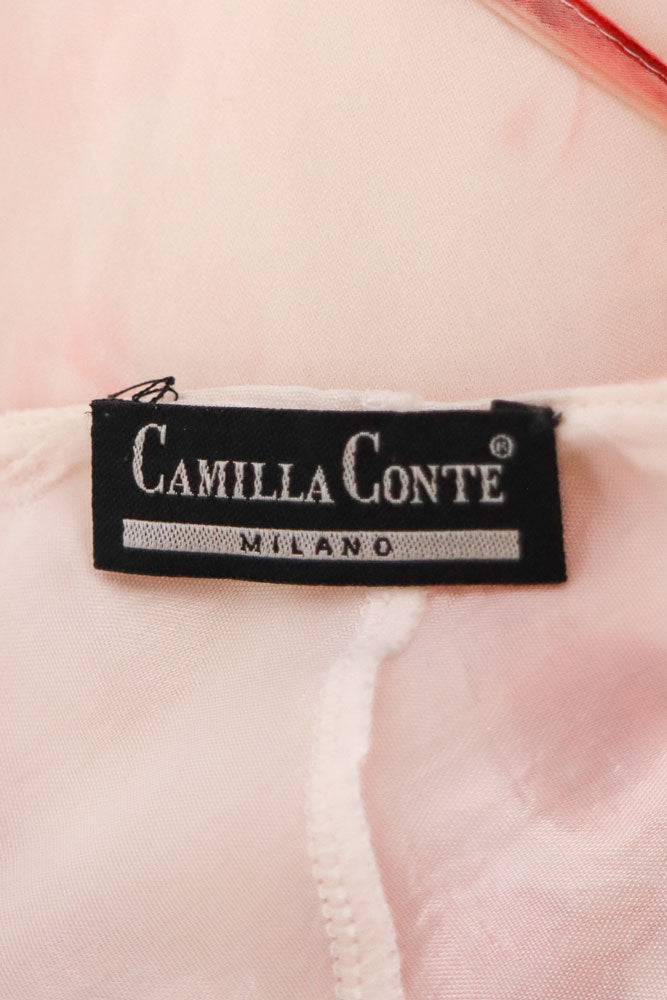 Camilla Conte Milano Silk Floral Slip Dress – M