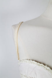 D&G Dolce & Gabbana White Floral Top (30A) and Skirt (M-L)