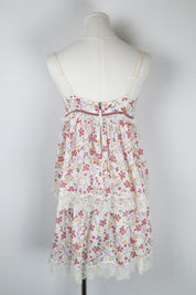 D&G Dolce & Gabbana White Floral Top (30A) and Skirt (M-L)