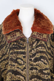 Class Roberto Cavalli 2000s Animal Print Knit Sweater – L