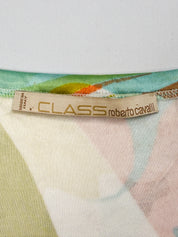 Roberto Cavalli Class 2000s Mixed Collage Print Sleeveless Top - M/XL