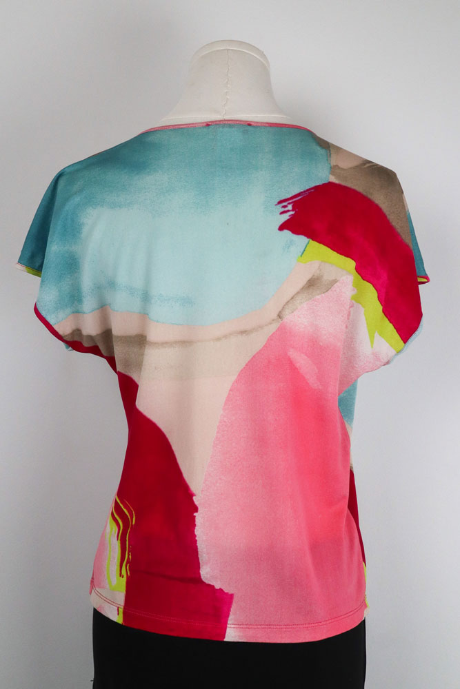 Christian Lacroix Silk Floral Top – M
