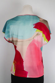 Christian Lacroix Silk Floral Top – M
