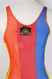 D&G Dolce & Gabbana 1990s Beachwear Multicolor Mesh Dress