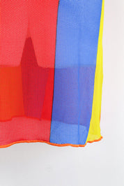 D&G Dolce & Gabbana 1990s Beachwear Multicolor Mesh Dress