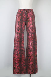 Just Cavalli Pink Leopard Jeans - W26