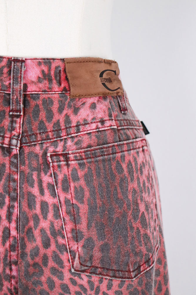 Just Cavalli Pink Leopard Jeans - W26