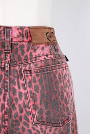 Just Cavalli Pink Leopard Jeans - W26
