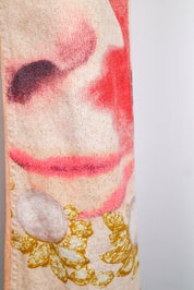 Roberto Cavalli 2001 Eye and Rose Printed Jeans – 30