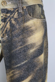 Roberto Cavalli Early 2000s Tiger Print Jeans - W30