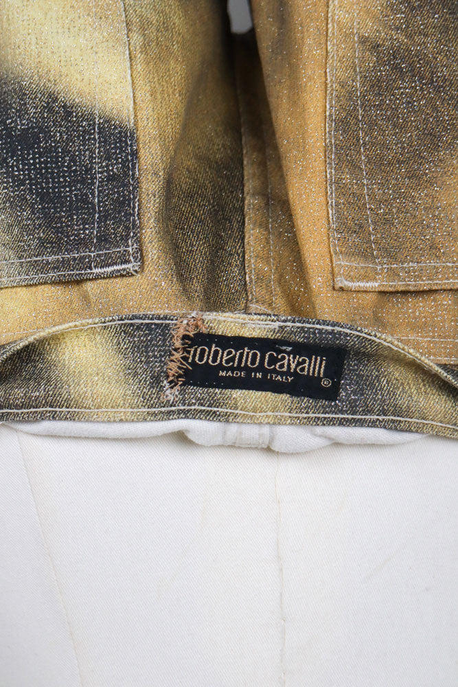 Roberto Cavalli Early 2000s Tiger Print Jeans - W30