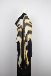 Gianfranco Ferré 2000s Tiger Print Silk Batwing Top – M/L