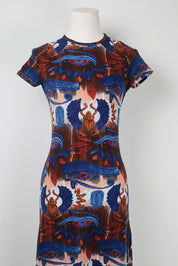 Gaultier Jeans SS 1997 Egyptian Print Maxi Dress – XS/S