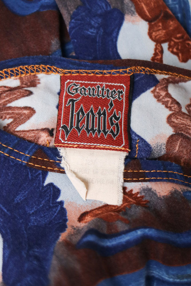 Gaultier Jeans SS 1997 Egyptian Print Maxi Dress – XS/S