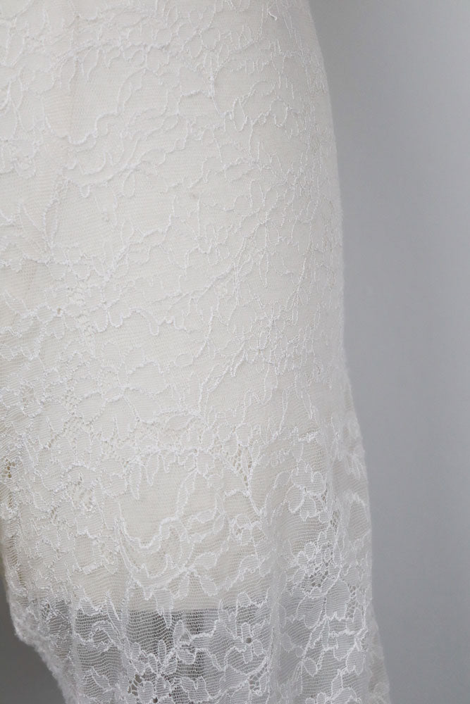 Chantal Thomass 1990s Ivory Floral Lace Boyshort – S