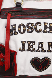 Moschino Jeans Studded Logo Western Tote