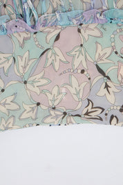 2000s Emilio Pucci Light Blue Silk Flowy Skirt – M/L