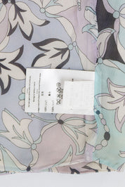 2000s Emilio Pucci Light Blue Silk Flowy Skirt – M/L