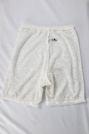 Chantal Thomass 1990s Ivory Floral Lace Boyshort – S