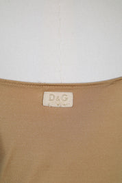 Dolce & Gabbana Beachwear Tan Fringe Dress – As Is – S/M