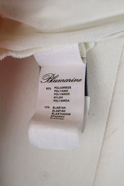 Blumarine 2000s Tropical Print Rhinestone Blouson Top – S