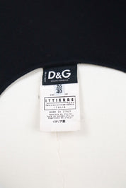 D&G Black Tank Top Sparkly "D&G" Logo - S