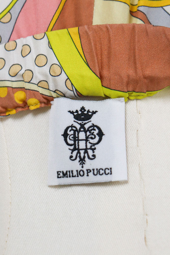 Emilio Pucci 1960s 100% Silk Yellow Pants – XS