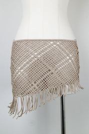 La Perla 2000s Crochet Fringe Cover-Up Skirt – XS