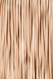 90s Made in Italy Leather Fringe Mini Skirt – S