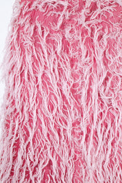 Gianfranco Ferré Pink Fur Mini Skirt – M