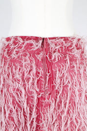 Gianfranco Ferré Pink Fur Mini Skirt – M
