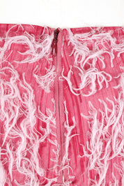 Gianfranco Ferré Pink Fur Mini Skirt – M