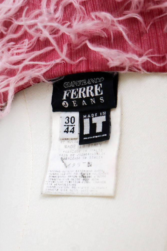 Gianfranco Ferré Pink Fur Mini Skirt – M