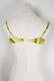 Emilio Pucci Lingerie 100% Silk Striped Bra Top – 30A/B