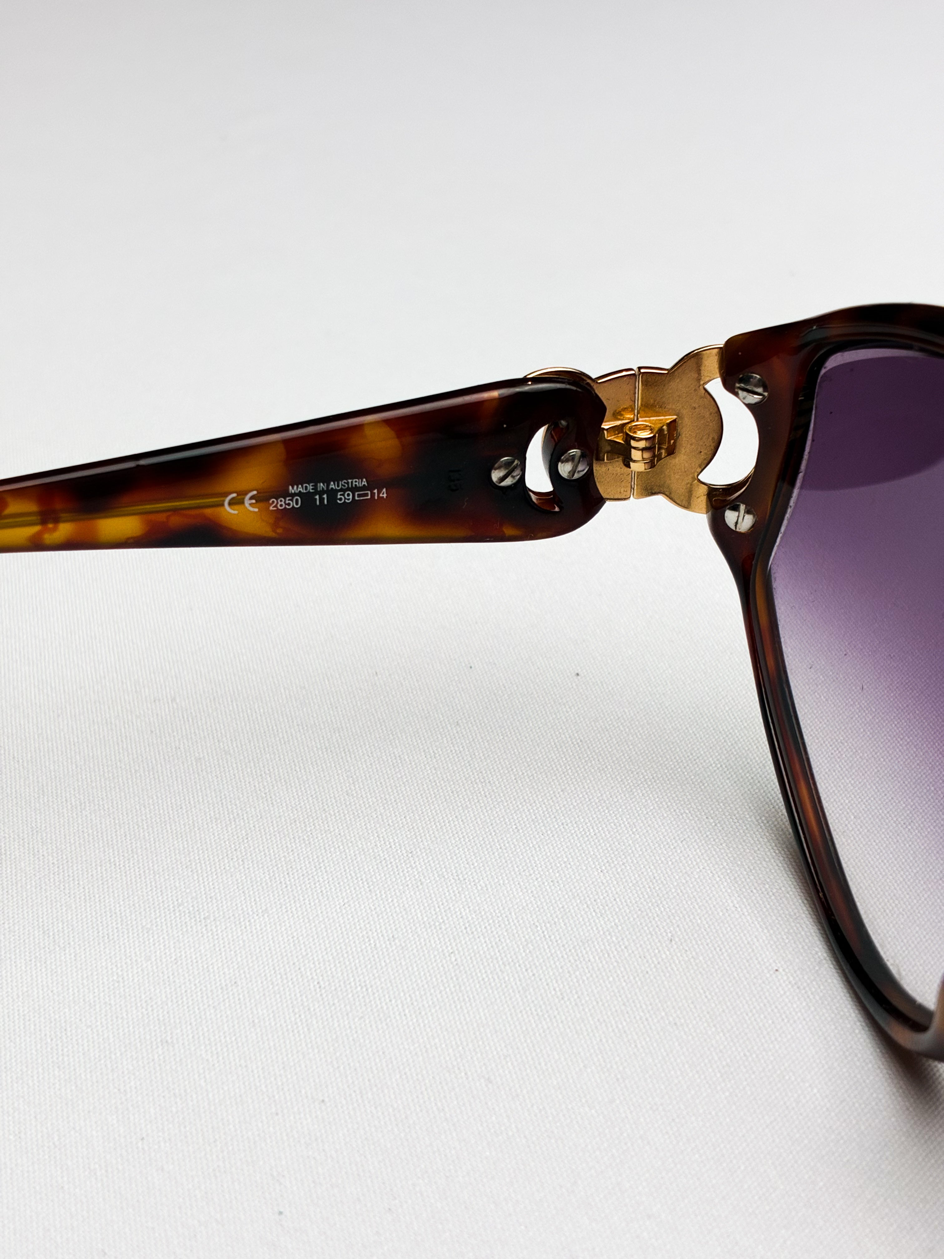 Christian Dior 1980s Tortoiseshell Sunglasses