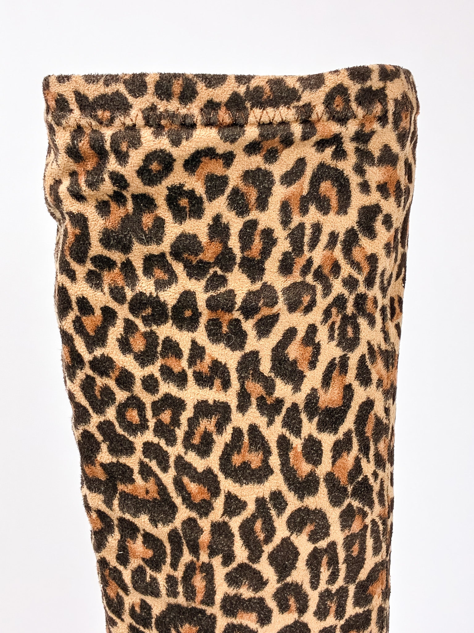 Xtrix 2000s Leopard Print Pointed Toe Knee High Boots - EU 36 / US 6