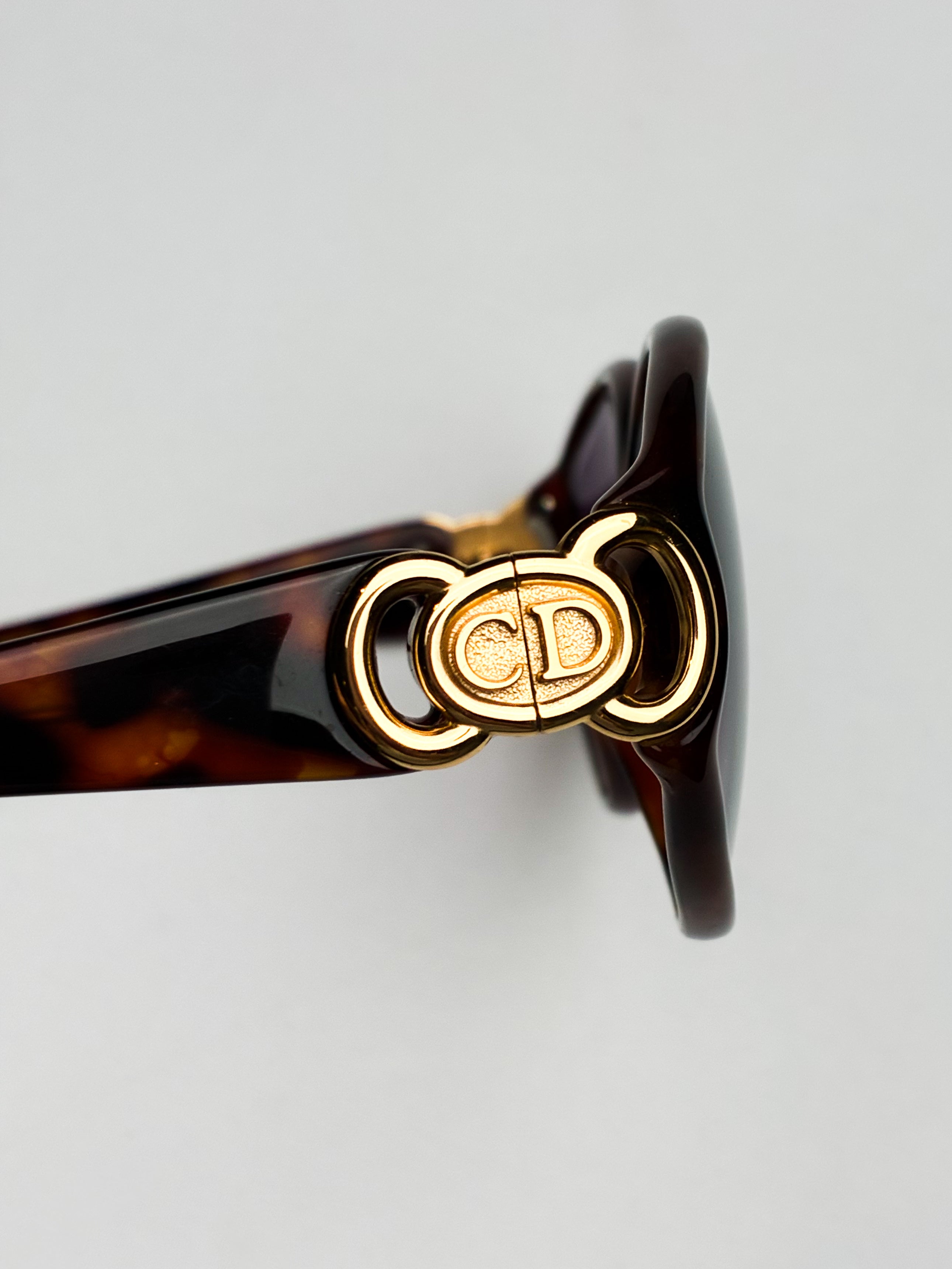 Christian Dior 1980s Tortoiseshell Sunglasses