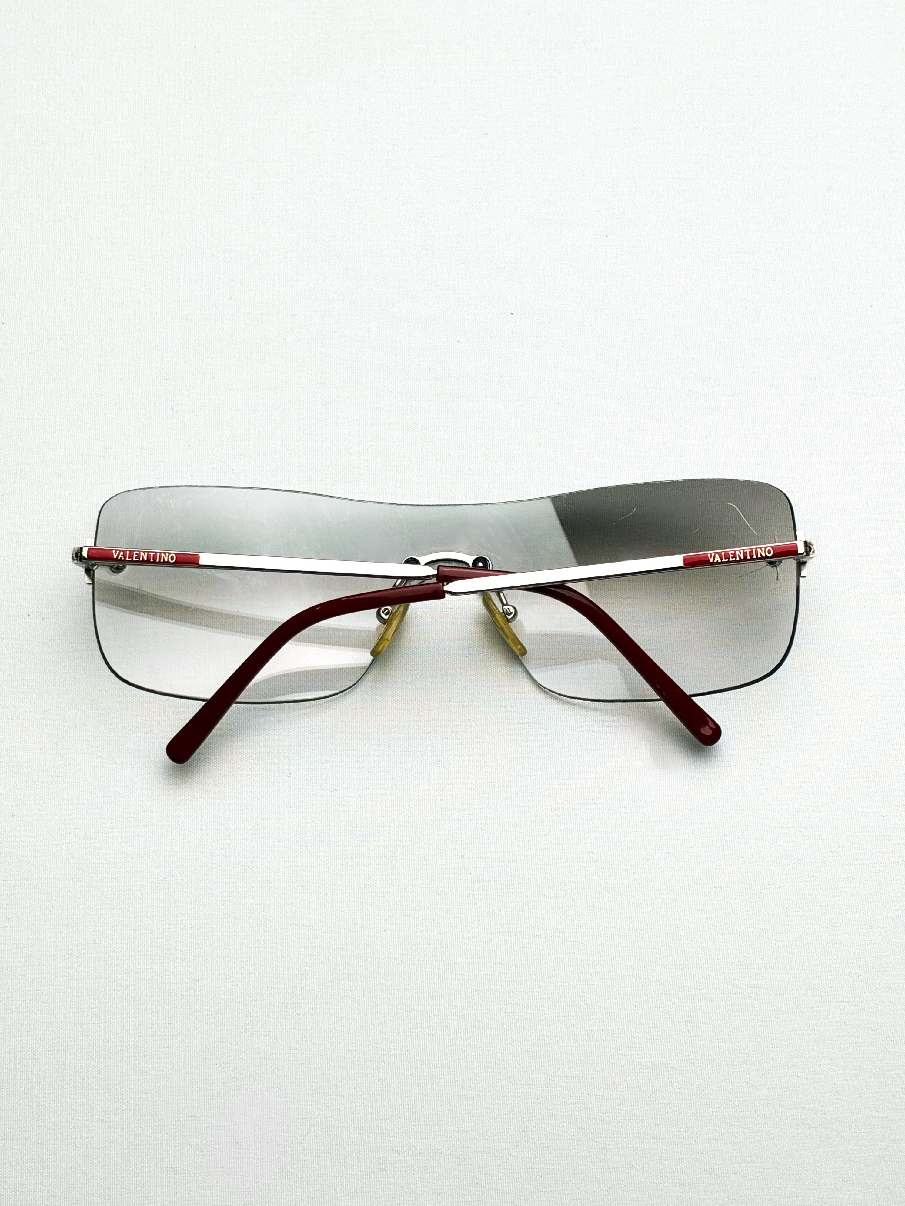 Valentino 2000s Rimless Shield Sunglasses