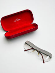 Valentino 2000s Rimless Shield Sunglasses