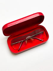 Valentino 2000s Rimless Shield Sunglasses