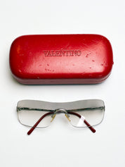 Valentino 2000s Rimless Shield Sunglasses